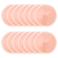 Nursing Pads Reusable, 14 Count Super Absorbent and Keep Dry Breast Pads for Leaking Milk Breastfeeding Moms Essentials (Beige,15cm/5.91in)
