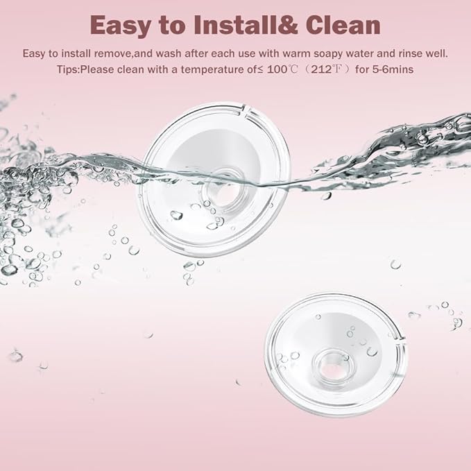 1pcs Silicone Flange 24mm Compatible with Momcozy S12 Pro/S9 Pro/TSRETE S12/kmaier S12 Breast Pump，Flange Wearable Breast Pump Replacement Accessories,Shield 24mm Flange Parts