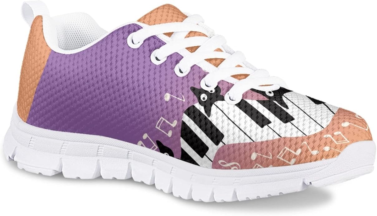 MARSVOVO First Shoes for Walking Boy Girl Athletic Lightweight Flexible Lace-up Breathable Running Shoes Casual Classic Comfortable Non Slip Play Sport Learning to Walk Toddler Girl Sneakers