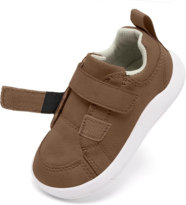 MORENDL Wide Toe Box Shoes Toddler Barefoot Shoes Baby Walking Shoe Boy Girl Non-Slip Zero Drop Minimalist Sneakers Comfort Tennis Outdoor Activities