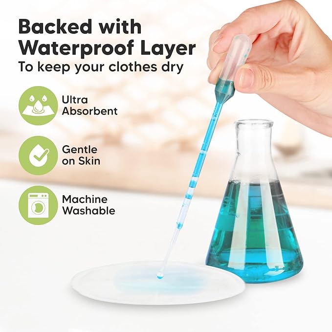Organic Nursing Pads - 14 Washable Viscose Derived from Bamboo Breastfeeding Pads, Wash Bag, Reusable Breast Pads for Breastfeeding, Nipple Pads for Breastfeeding Essentials(Soft White, L 4.8")