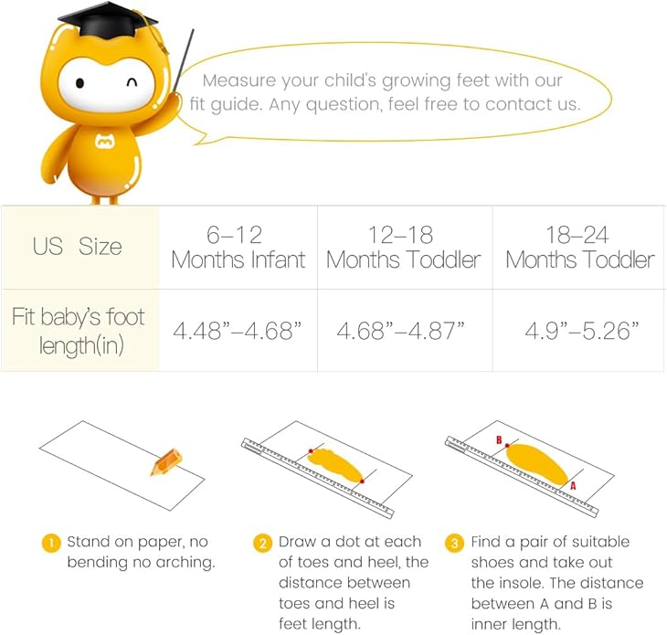 BMCiTYBM Baby Boys Girls Boots Infant Shoes First Walking Booties for All Seasons for 6 9 12 15 18 24 Months