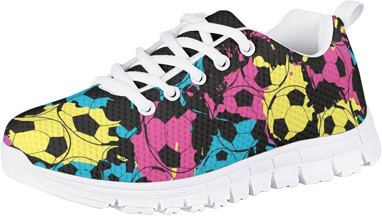 MARSVOVO First Shoes for Walking Boy Girl Athletic Lightweight Flexible Lace-up Breathable Running Shoes Casual Classic Comfortable Non Slip Play Sport Learning to Walk Toddler Girl Sneakers