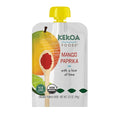 Kekoa Foods Mango Paprika Baby Food Purée | 100% USDA Certified-Organic, No Sugar Added | Organic, Non-GMO, Gluten-Free, Vegan | Sweet Mango with Lime & Mild Paprika | 3.5 oz Squeeze Pouch