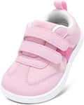 Toddler Wide Toe Box Barefoot Shoes Boys Girls Sneakers Zero Drop Kid Tennis Running Shoes Lightweight Non-Slip Comfortable Infant First Walking Shoe Outdoor Activities School