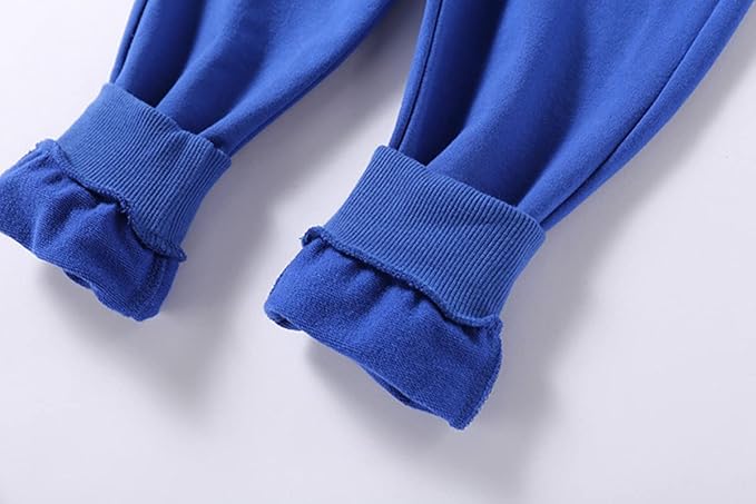 CuteOn Unisex Toddler Jogger Pants Kids Cotton Elastic Waist Winter Baby Sweatpants Pants 1-5Years