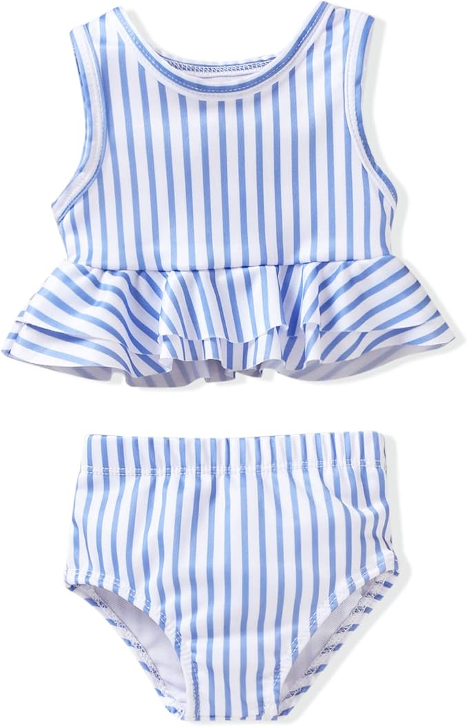 Aalizzwell Toddler Baby Girl Bathing Suit Two Piece Swimsuit Bikini Beach Wear