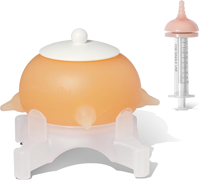 Doggiema Puppy Milk Feeder Nipple Puppy Bottle Puppy's feeders Bubble Milk Bowl