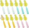 Sponge Bottle Brush 12 PCS Sponge Nipple Brushes Baby Bottle Nipple Cleaning Brush Long Handle Baby Milk Bottle Brush (12PCS)