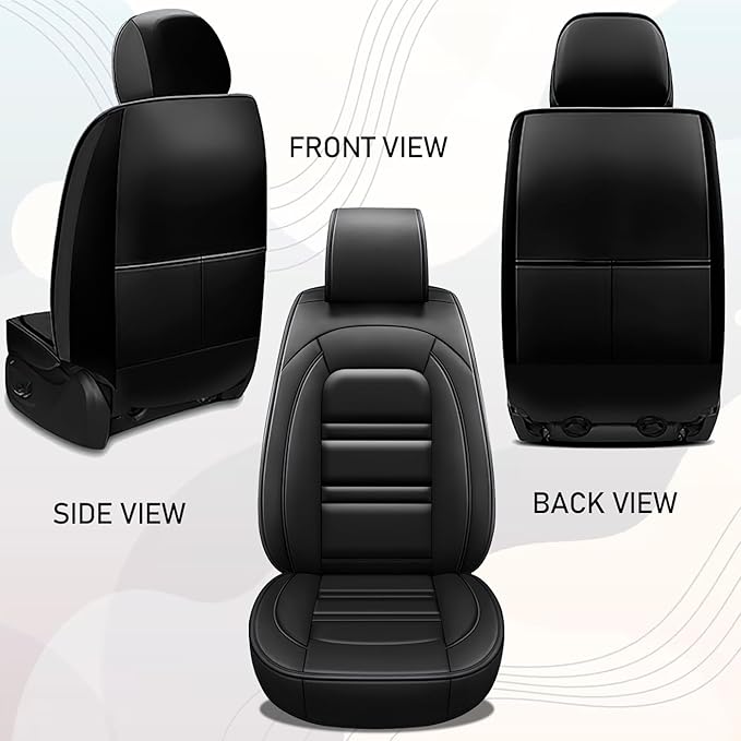 Seat Cover for Ford Maverick 2022-2025 | Car Seat Covers Front Seats, Waterproof Seat Protectors, Automotive Front Seat Covers (Front Seat, Black)
