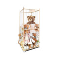 Stuffed Animal Zoo Storage Cage Wooden, Space Save Toy Organizer, Extra Large Capacity Plush Toy Cage,Stuffed Animal Holder, Perfect for Gift for Nursery PlayRoom Bedroom KidRoom Chirstmas Gift