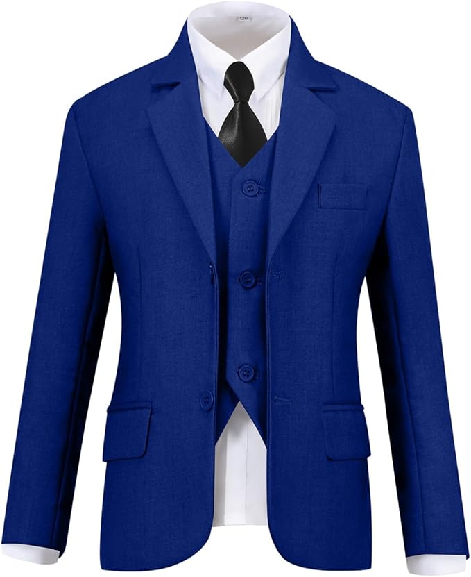 Visaccy Boys Suits Slim Fit Dress Clothes Ring Bearer Outfit