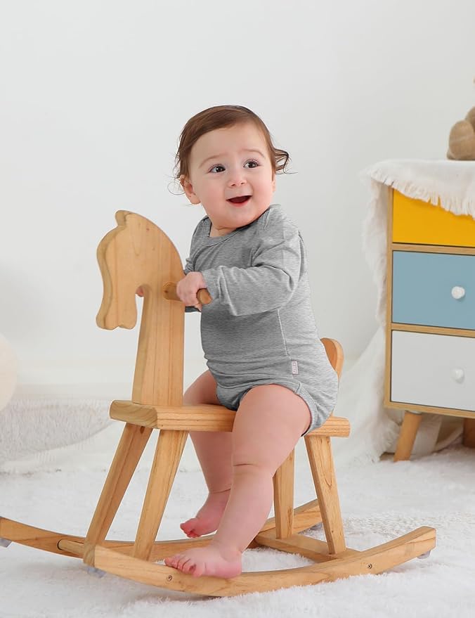 Jimonda Bamboo Baby Bodysuit Long Sleeve Infant Romper Soft Boy Girl Unisex Newborn Clothes One Piece Outfits Summer Fall