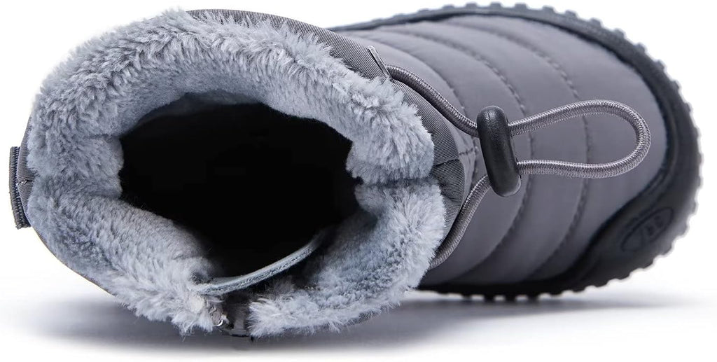 BMCiTYBM Toddler Baby Snow Boots Winter Shoes Boys Girls Cold Weather Baby Faux Fur Shoes