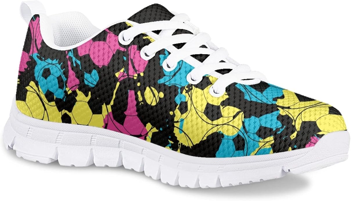 MARSVOVO First Shoes for Walking Boy Girl Athletic Lightweight Flexible Lace-up Breathable Running Shoes Casual Classic Comfortable Non Slip Play Sport Learning to Walk Toddler Girl Sneakers