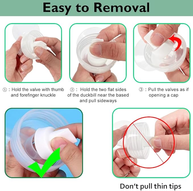 31mm Flange Pump Parts Compatible Spectra S1 S2 9 Breast Pumps Replacement,Full Set Replacements Include Flange Backflow Protector Membrane Duckbill Valve Tube,Not Original Accessories