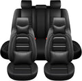 Car Seat Covers for Dodge ram 1500 2004-2011 | 5-Seats Seat Covers, Waterproof Seat Protectors, Automotive Seat Covers (Full Set with Pillow,Black)