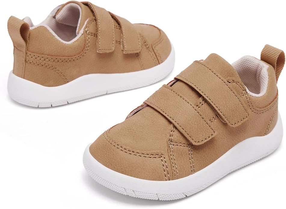 MORENDL Wide Toe Box Shoes Toddler Barefoot Shoes Baby Walking Shoe Boy Girl Non-Slip Zero Drop Minimalist Sneakers Comfort Tennis Outdoor Activities