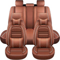 Car Seat Covers for Honda Odyssey 2005-2025 | 5-Seats Seat Covers, Waterproof Seat Protectors, Automotive Seat Covers (Full Set with Pillow,Coffee)