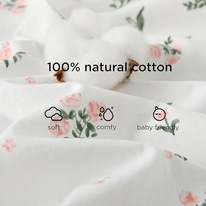 Duomiaomiao 2 Pack 0.5 TOG Toddler Sleep Sack 24-36 Months 100% Cotton Lightweight Baby Sleep Sack with Feet, Breathable Comfy Toddler Wearable Blanket
