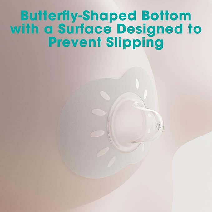 CheriBaby Nipple Shield, Contact Nipple Shield for Breastfeeding with Difficulty Sucking or Flat or Inverted Nipples, 2 Pair with Carrying Case, 100% Food Grade Silicone, BPA/BPS Free, （M-20mm）