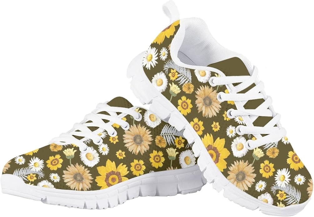 MARSVOVO First Shoes for Walking Boy Girl Athletic Lightweight Flexible Lace-up Breathable Running Shoes Casual Classic Comfortable Non Slip Play Sport Learning to Walk Toddler Girl Sneakers