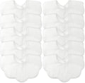 EllieHouse Baby Bibs for Girls Boys 10Pack Muslin Drool Teeth Drooling Teething Bibs Muslin Cotton for Infant Toddler