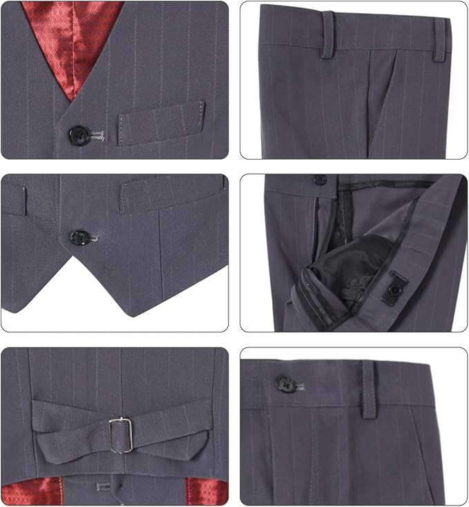 Boys Vest Set Formal Dress Suits Wedding Outfit Dresswear