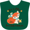 inktastic 1st Birthday Woodland Fox Baby Bib