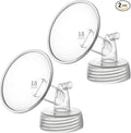 18mm Flanges Compatible with Spectra S2 S1 9 Plus Ameda MYA Motif Luna Breastpumps Replacement to Pump Parts Flange. Compatible with Spectra Parts/Accessories