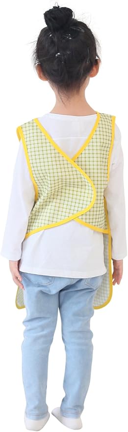 Kids Painting Apron – Waterproof Art Smock for Toddlers & Preschoolers, Messy Play, Baking, Crafts, Cooking, Mealtime