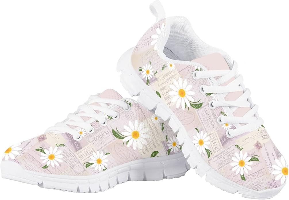 MARSVOVO First Shoes for Walking Boy Girl Athletic Lightweight Flexible Lace-up Breathable Running Shoes Casual Classic Comfortable Non Slip Play Sport Learning to Walk Toddler Girl Sneakers