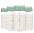 10oz Breastmilk Storage Bottle for Momcozy Milk Cooler 22oz, Breast Milk Cooler Bottles for Fridge, Wide Neck Pump Bottles Compatible with Spectra Motif Luna, Travel Breastfeeding,4PCS