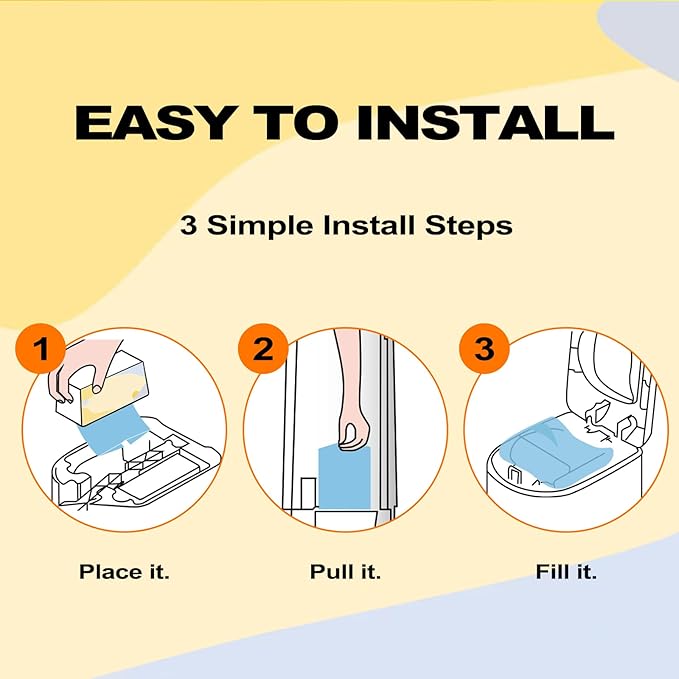 2-Pack Diaper Pail Refills Bags, Compatible with Genie Easy Roll Signature & Platinum Diaper Pails— Unscented, Strong & Leak-Resistant, Odor Locking
