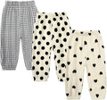 MYGBCPJS Baby Boys Girls Cotton Linen Trousers Kids Casual Ankle Pants Loose Long Bloomers