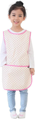 Kids Painting Apron – Waterproof Art Smock for Toddlers & Preschoolers, Messy Play, Baking, Crafts, Cooking, Mealtime