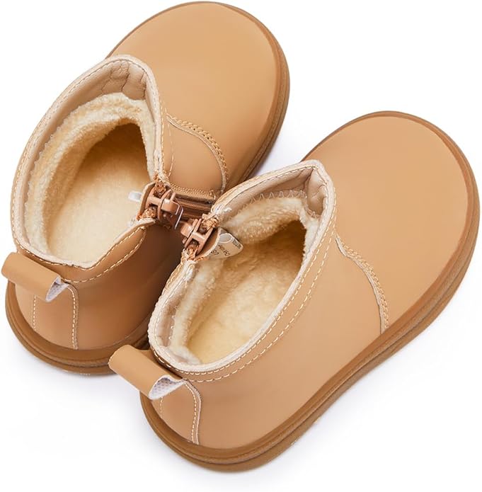 BMCiTYBM Baby Boys Girls Boots Infant Shoes First Walking Booties for All Seasons for 6 9 12 15 18 24 Months