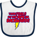 inktastic These Fools Put My Cape on Backwards ® Baby Bib