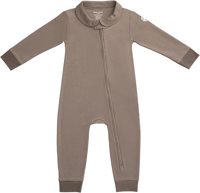 MON CHOU Organic Footless Baby Pajamas – 100% Pima Cotton, Ultra Soft, Lightweight & Breathable All-Season Sleepers