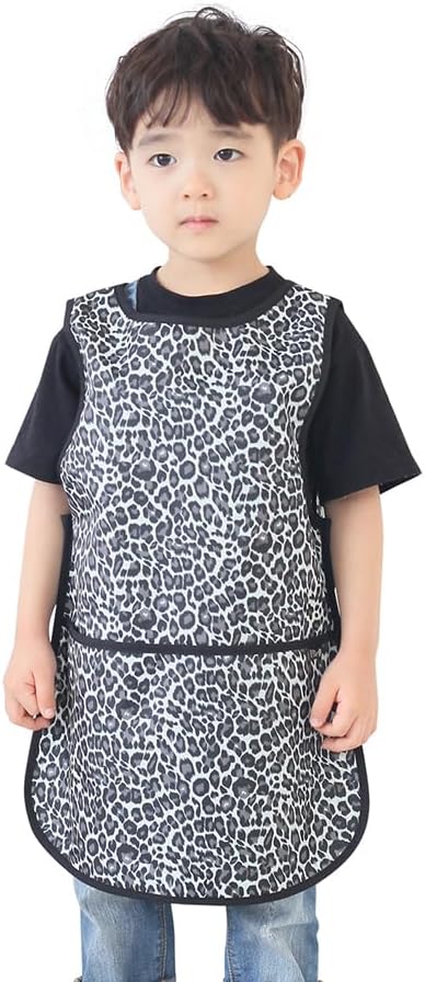 Kids Painting Apron – Waterproof Art Smock for Toddlers & Preschoolers, Messy Play, Baking, Crafts, Cooking, Mealtime