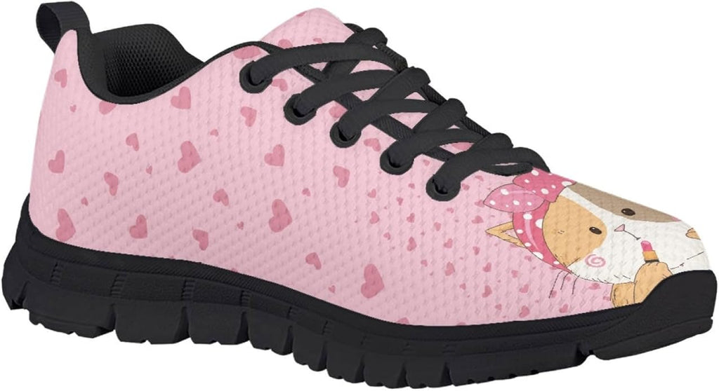 MARSVOVO First Shoes for Walking Boy Girl Athletic Lightweight Flexible Lace-up Breathable Running Shoes Casual Classic Comfortable Non Slip Play Sport Learning to Walk Toddler Girl Sneakers