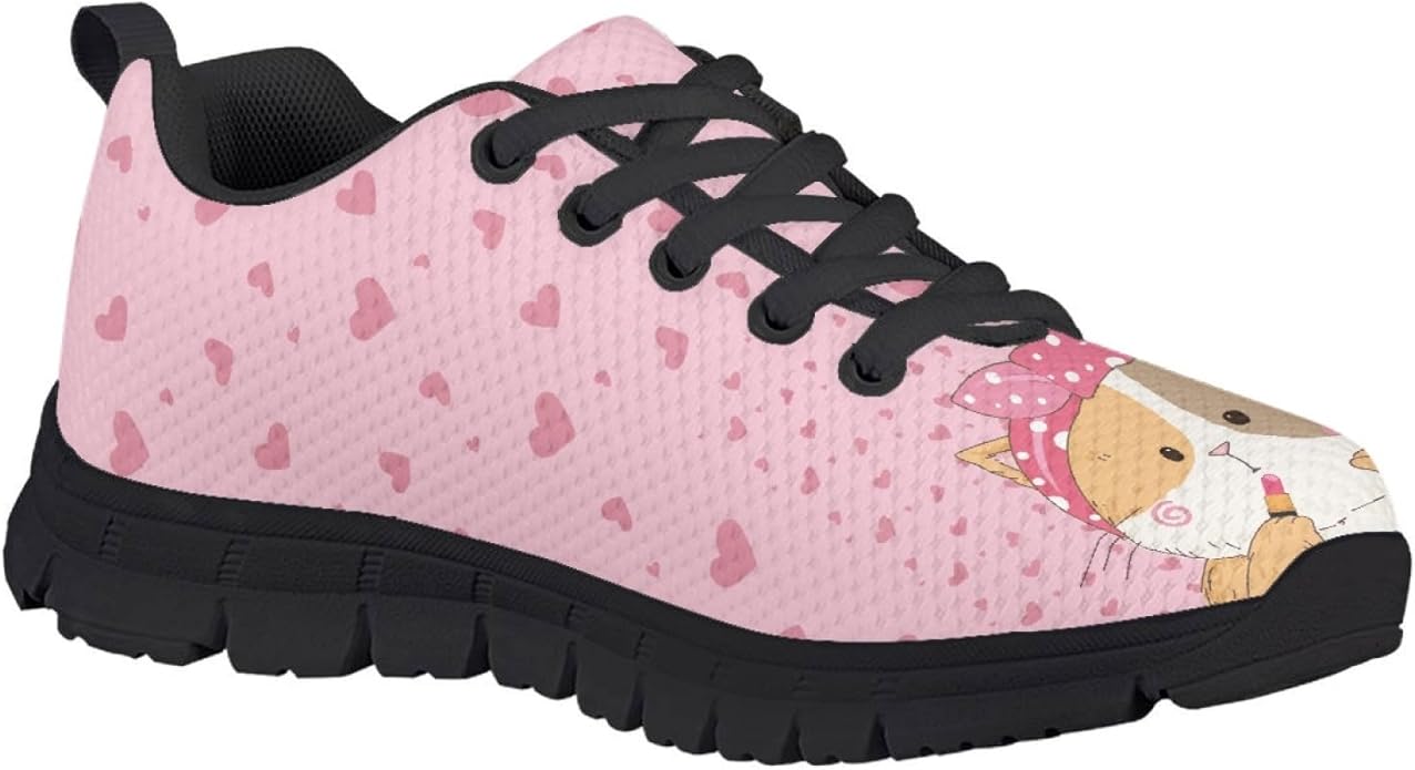 MARSVOVO First Shoes for Walking Boy Girl Athletic Lightweight Flexible Lace-up Breathable Running Shoes Casual Classic Comfortable Non Slip Play Sport Learning to Walk Toddler Girl Sneakers