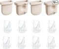 12pcs Breast Pump Parts, 8pcs Duckbill Valves and 4pcs Silicone Diaphragm Compatible with eufy S1 Pro/S1/E10/E20 Wearable Breast Pump, Replace for eufy Pump Parts, Not Original Parts