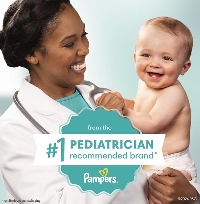 Pampers Baby Wipes Sensitive, Water Based Wipes, Hypoallergenic and Unscented Wipes, 192 Wipes Total (3 Refill Packs)
