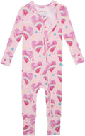 Posh Peanut Convertible Baby Sleepers - Girls Footless Baby Pajamas with 2 Way Zipper for Easy Diaper Changes