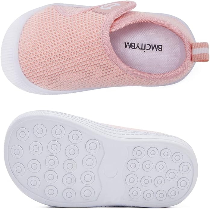 BMCiTYBM Baby Shoes Infant Boy Girl First Walker Shoes Toddler Walking Shoes Lightweight Non-Slip Sneakers for 6 9 12 18 24 Months
