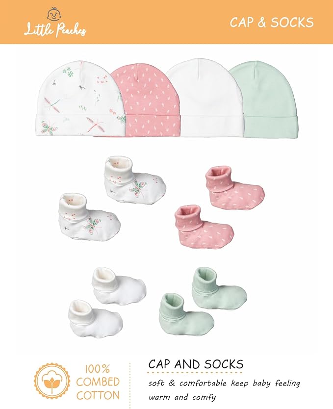 Baby Girl Clothes - Layette Gift Set for Baby Boys, Fits 0 to 3 Months Baby,Newborn Clothes & Accessories Set