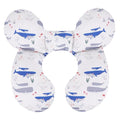 KAKIBLIN Baby Travel Pillow,Upgraded Baby Neck Pillows for Car Seat,Support Pillow,Infant Pillows for Head and Neck,Newborn Head Support for Car Seat,Pushchair (Whale)