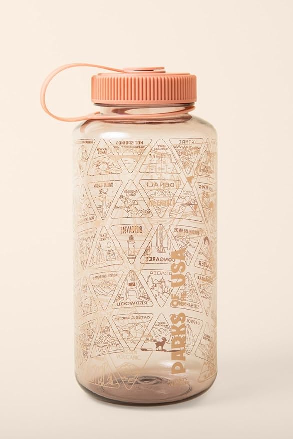Wondery The Original Parks of the USA® Wide Mouth Adventure Bucket List Bottle (Mauve)