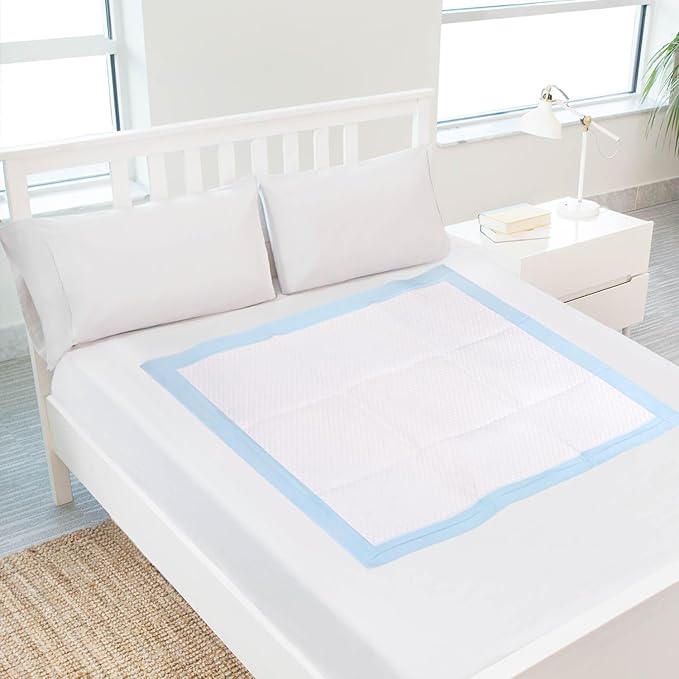 Extra Large Bed Pads for Incontinence Disposable,(32"x36",35Pads) Leak-Proof Breathable Incontinence Bed Pads for Children and Pets,High Absorbency Disposable Bed Pads